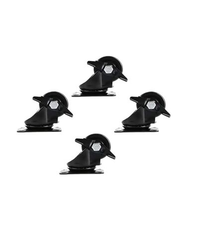 4 Pieces of 2-inch Brake Wheels, Low Center of casters, Silent and wear-Resistant Industrial Machines in Saudi Arabia