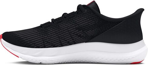 Under Armour Boys' Grade School Speed ​​Swift، (001) أسود/رمادي تيتان/أحمر ريسر، 6، الولايات المتحدة الأمريكية in Saudi Arabia
