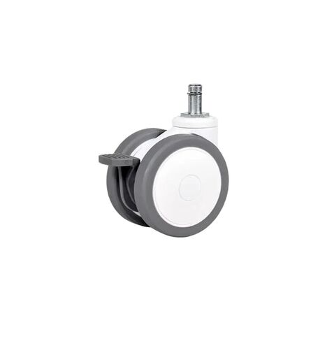 2PCS 3-inch casters Universal/Brake Chair Accessories Wheel Computer Silent(Universal) in Saudi Arabia