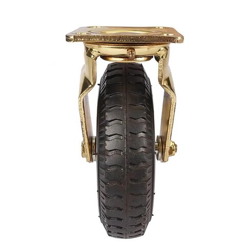 1 piece casters 8 inches Plated Pneumatic Wheels Rubber Hotel Luggage in Saudi Arabia