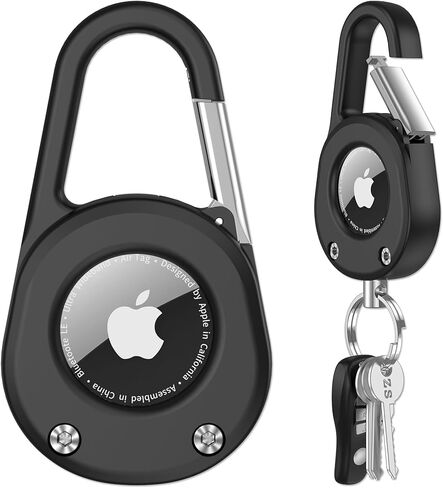سلسلة مفاتيح علامة Air Scallop مع carabiner ، حامل علامات الهواء الصلب الكثيف ، IPX8 مقاوم للماء ، قفل آمن ، سلسلة مفاتيح العجلة العالمية in Kuwait