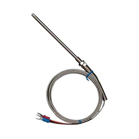 10cm Stainless Steel Probe Temperature Sensor K Type Thermocouple Tube with 2m Wire Cable 1Pcs(Cable Length 4m) in Saudi Arabia