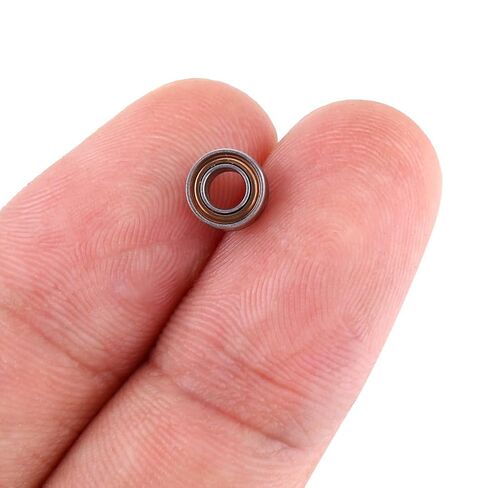 Mini Ball Bearing 3x6x2.5mm for 3D Printer and Model Making, 10 Pack Double Shielded, Small Space, Low Noise, Mechanical Drive Steel Bearings,Spherical Bearing in Saudi Arabia