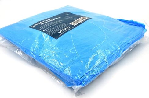 Disposable Isolation Gown with Knit Cuff Long Sleeve Blue Case of 105 in Kuwait