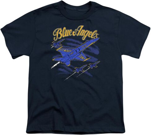 Popfunk Blue Angels Retro Jets Kids T Shirt for Youth Toddler Boys and Girls in Saudi Arabia