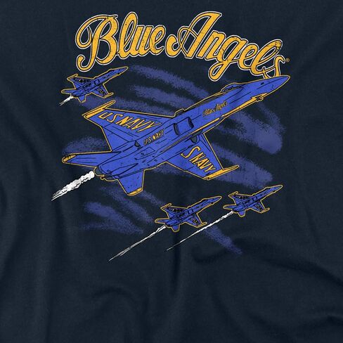 Popfunk Blue Angels Retro Jets Kids T Shirt for Youth Toddler Boys and Girls in Saudi Arabia