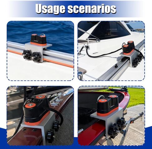 مرابط الكاميرا مع حلقة سلكية، قاعدة دعامة لمسار القارب من الألومنيوم، عبوتان، لنظام فيرساتراك/ملحقات قارب المسار in Kuwait