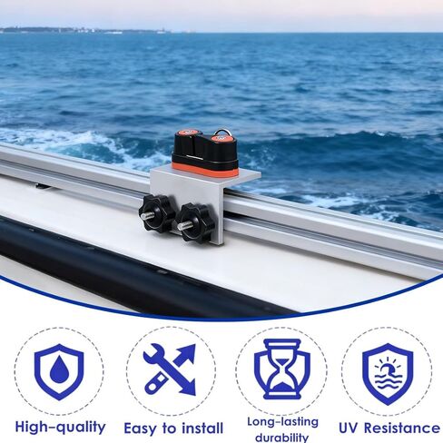 مرابط الكاميرا مع حلقة سلكية، قاعدة دعامة لمسار القارب من الألومنيوم، عبوتان، لنظام فيرساتراك/ملحقات قارب المسار in Kuwait