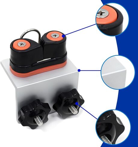 مرابط الكاميرا مع حلقة سلكية، قاعدة دعامة لمسار القارب من الألومنيوم، عبوتان، لنظام فيرساتراك/ملحقات قارب المسار in Kuwait