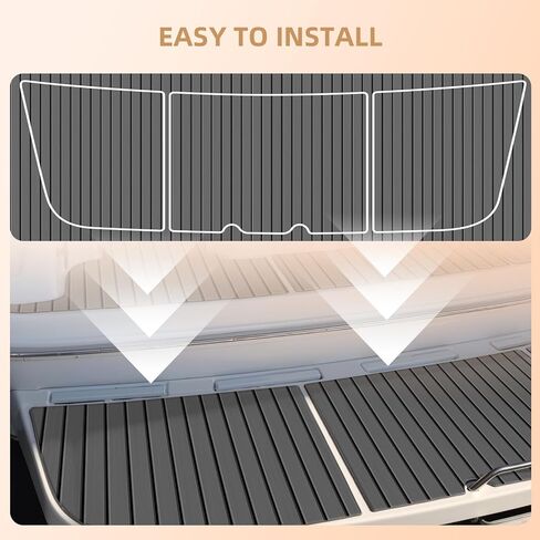 Hjdeck قارب الأرضيات إيفا رغوة قارب التزيين مع 3M ذاتية اللصق دعم عدم الانزلاق قارب رغوة الأرضيات البحرية السجاد DIY فو خشب الساج ورقة لليخت جون قارب كاياك قارب سوب منحدر RV الكلمة هيلم وسادة in Saudi Arabia