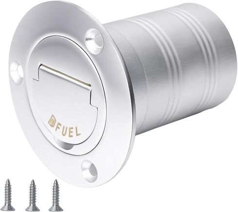 Gas/Fuel Deck Fill/Filler 1-1/2" Marine Mirror Polished Stainless Steel Hardware in Saudi Arabia