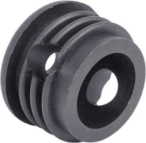 أغطية بديلة من النايلون الأسود البحري B00-T4-CAP-2PK من White Water للسلالم، تناسب أنبوب معرف 1-3/8 بوصة، عبوتان in Kuwait