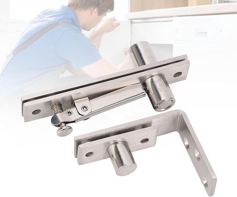 YWBL-WH 180 Degree Rotation Pivot Hinge, Stainless Steel Construction, Smooth Operation, Heavy Duty Design for Wooden and Aluminum Doors in Saudi Arabia