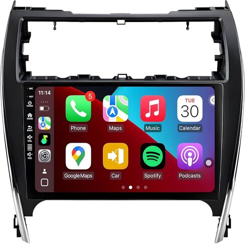 ستيريو راديو Car Toyota Camry 2012 2013 ، Android 13/IPS Touch Screen/Wireless Carplay/Android Auto/Bluetooth/GPS Mavigation/WiFi/5G/HD Camera-Up Camera/SWC/FM (2+64) in Kuwait