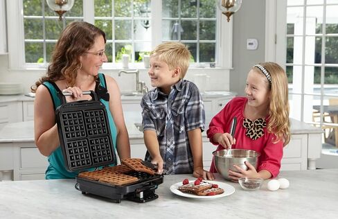 Cuisinart 4 Slice Belgian Waffle Maker - Square, WAF-150NAS in Saudi Arabia