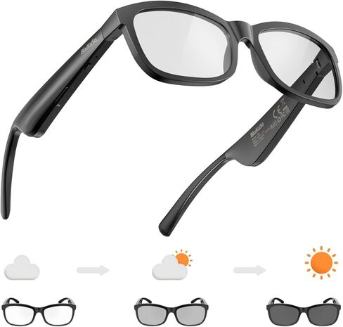 Smart Glasses | Bluetooth Glasses | 34g Ultra-Light Frame for Outdoor | Unisex Polarized UV400 Lenses | Hands-Free Calls, Music & Voice Control | 8-10H Battery USB-C Charging in Saudi Arabia