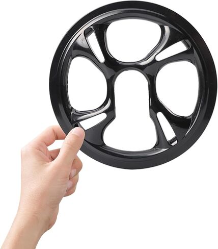 Eagles 1-Pack Bike Chain Guard, Sprocket Protective Cover with 48T 4 Holes Bicycle Bike Crankset Chain Wheel Cover Protection Chain Wheel Protective Cover Black in Saudi Arabia