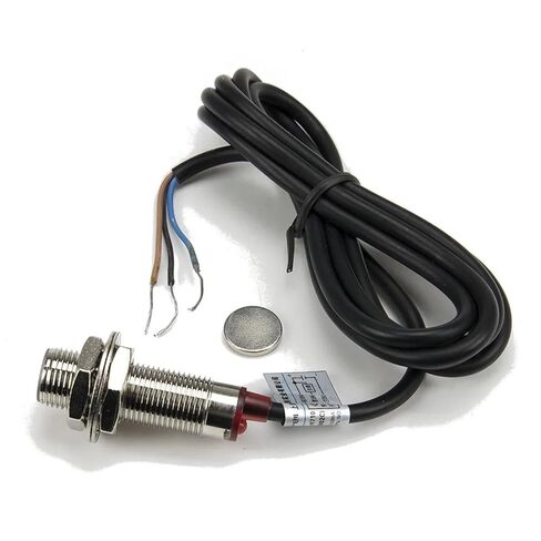 NJK-5002C M12 10 مم الاستشعار NPN NO مفتاح مستشعر بظاهرة هول، 1 قطعة in Kuwait