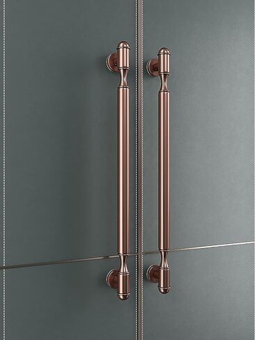 Modern Door Handle Hardware, Heavy-Duty Commercial Stainless Steel Push Pull Door Handle/Barn Door Pull Handles/Glass Pulls/Bronze/150Cm/59.1In,Black-60Cm-Black-40Cm/15.7In in Kuwait