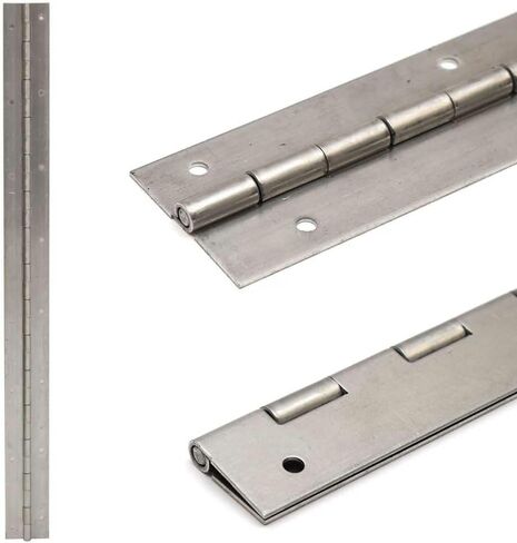 Generic Crownline ألومنيوم رمادي 2 1/2 × 30 بوصة 15 مقياس بيانو مفصل 62237 in Saudi Arabia