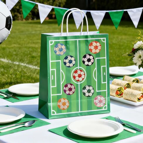 Penitue 500pcs Soccer Stickers, 0.98in/2.5cm Multi-Color Holographic Kids Football Decals Sports Ball Stickers Rolls Gifts for Laptop Phone Case Scrapbook Water Bottles in Saudi Arabia