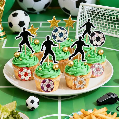 Penitue 500pcs Soccer Stickers, 0.98in/2.5cm Multi-Color Holographic Kids Football Decals Sports Ball Stickers Rolls Gifts for Laptop Phone Case Scrapbook Water Bottles in Saudi Arabia