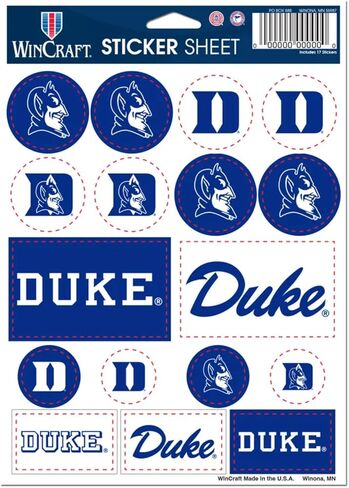 ورقة ملصق من الفينيل Duke Blue Devils مقاس 5 بوصة × 7 بوصة in Saudi Arabia