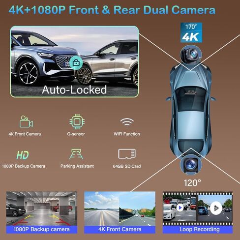 شاشة CarPlay اللاسلكية للسيارة 7 "Apple Carplay & Android Auto Car Stero مع كاميرا احتياطية ، وملاحة GPS/رابط المرآة/التحكم الصوتي Siri/Bluetooth FM ، Aux لجميع المركبات in Kuwait