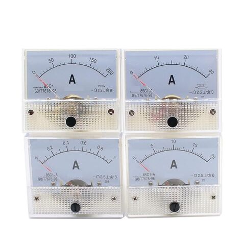85C1 DC Analog Panel Voltmeter Ammeter Amp Volt Meter Gauge 1A 5A 10A 20A 30A 50A 75A 100A 150A 200A 1Pcs(400A) in Saudi Arabia