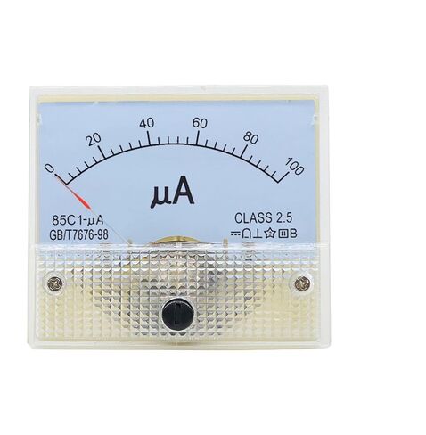 85C1-uA DC ΜA 50UA 100UA 200UA 300UA 500UA Analog Panel Pointer Type Ammeter 85C1-A Mechanical Meter 1Pcs(300uA) in Saudi Arabia