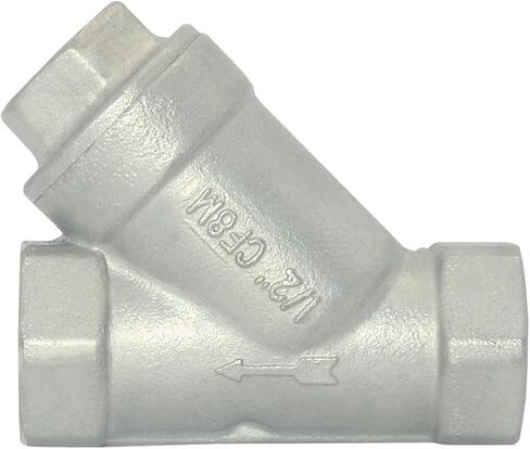 304 Stainless Steel 1/2 3/4 1 Female Thread Y-type Filter Valve Booster Pump For Water Oil Gas Filter Valve DN15 20 25 32 40(1-1/4") in Saudi Arabia