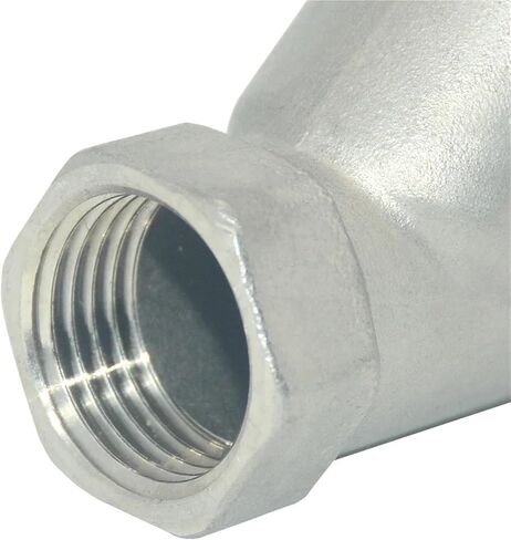 304 Stainless Steel 1/2 3/4 1 Female Thread Y-type Filter Valve Booster Pump For Water Oil Gas Filter Valve DN15 20 25 32 40(1-1/4") in Saudi Arabia