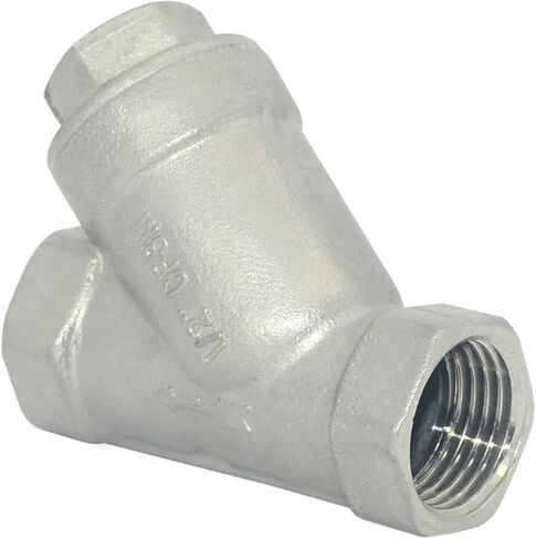 304 Stainless Steel 1/2 3/4 1 Female Thread Y-type Filter Valve Booster Pump For Water Oil Gas Filter Valve DN15 20 25 32 40(1-1/4") in Saudi Arabia