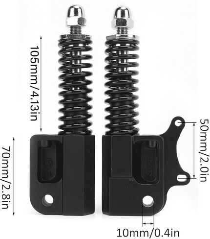 10inch Electric Scooter Front Fork Suspension, Hydraulic Spring Shock Absorber for Kugoo M4 M4 Pro, Heavy Duty Front Shock Replacement in Saudi Arabia