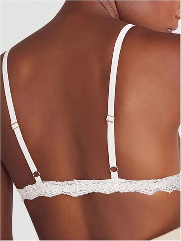 SOLY HUX Women's Lace Bralettes Deep V Neck Wireless Unpadded Triangle Bra Lingerie in Saudi Arabia