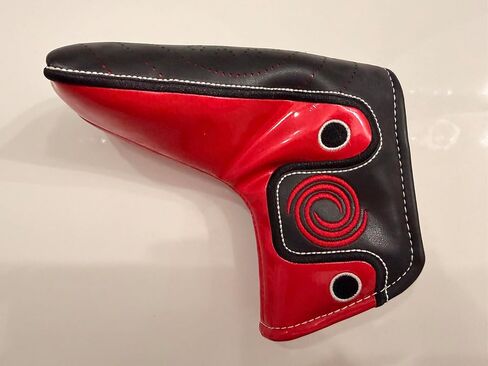 New Odyssey Toe Up Black/Red Blade Headcover - Magnet Cover in Saudi Arabia