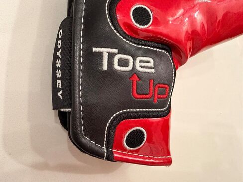 New Odyssey Toe Up Black/Red Blade Headcover - Magnet Cover in Saudi Arabia