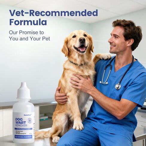 Dog Wart Remover, Natural Skin Support for Dogs. Rapidly Eliminates Warts & Skin Tags - Fast Acting, Pain-Free & Gentle (0.7 fl.oz) in Kuwait
