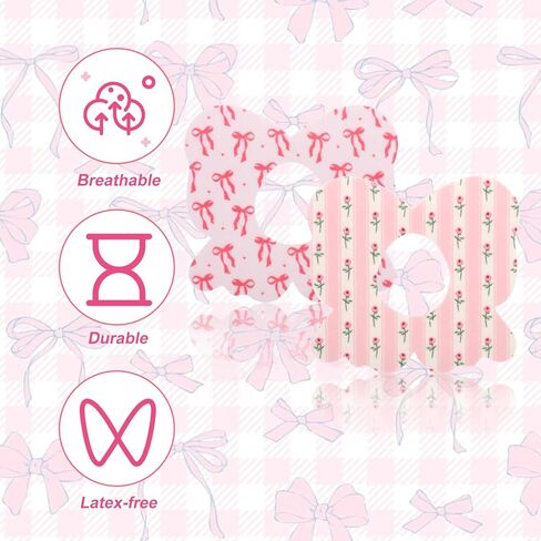 25 قطعة من أغطية مستشعر Bowknot لـ Dexcom G7، 5 أنماط لطيفة على شكل Bowknot CGM Overpatch مقاومة للماء وقابلة للتنفس، ملحقات ملصقات مستشعر الشاشة المتوافقة مع Dexcom G7 in Saudi Arabia