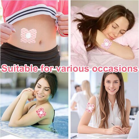 25 قطعة من أغطية مستشعر Bowknot لـ Dexcom G7، 5 أنماط لطيفة على شكل Bowknot CGM Overpatch مقاومة للماء وقابلة للتنفس، ملحقات ملصقات مستشعر الشاشة المتوافقة مع Dexcom G7 in Saudi Arabia