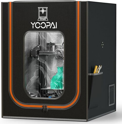 حاوية طابعة YOOPAI ثلاثية الأبعاد، خيمة طابعة ثلاثية الأبعاد مقاومة للحريق والغبار، غطاء حماية ثابت لدرجة الحرارة لـ Creality Ender 3 V3 SE/KE/Ender 3/Ender 3 Pro/Ender 3V2/Ender 3S1/Neo/Anycubic Elegoo in Saudi Arabia