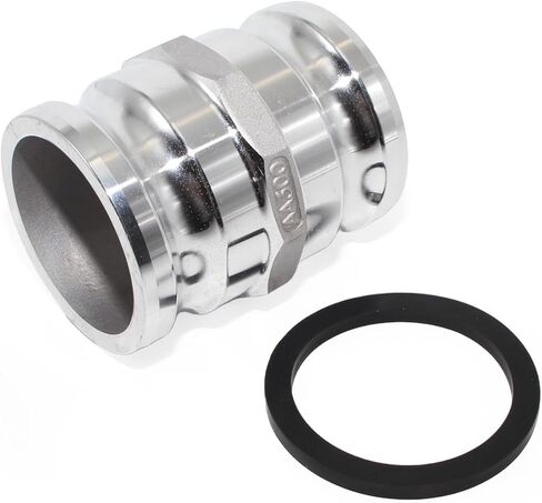 محول كامة وأخدود من الألومنيوم من النوع AA، بديل لـ Camlock ذكر 3 بوصة × 3 بوصة ذكر Camlock، محول ألومنيوم in Kuwait