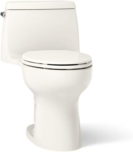 KOHLER 30810-0 Santa Rosa One-Piece Compact Elongated 1.28 Gpf Toilet With Revolution 360 Swirl Flushing Technology in Saudi Arabia