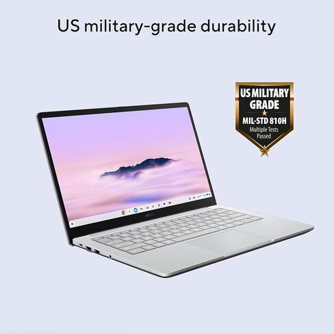 Asus Chromebook Flip CR1 2-in-1 Laptop (11.6 "شاشة تعمل باللمس ، Intel Celeron N5100 ، ذاكرة الوصول العشوائي 4 جيجابايت ، تخزين 160 جيجابايت) مقاومة للماء ومقاومة للماء للطالب والمنزل ، كاميرا ويب 8MP ، Wi-Fi 6 ، قلم Stylus ، Chrome OS in Kuwait