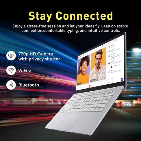 Asus Chromebook Flip CR1 2-in-1 Laptop (11.6 "شاشة تعمل باللمس ، Intel Celeron N5100 ، ذاكرة الوصول العشوائي 4 جيجابايت ، تخزين 160 جيجابايت) مقاومة للماء ومقاومة للماء للطالب والمنزل ، كاميرا ويب 8MP ، Wi-Fi 6 ، قلم Stylus ، Chrome OS in Kuwait