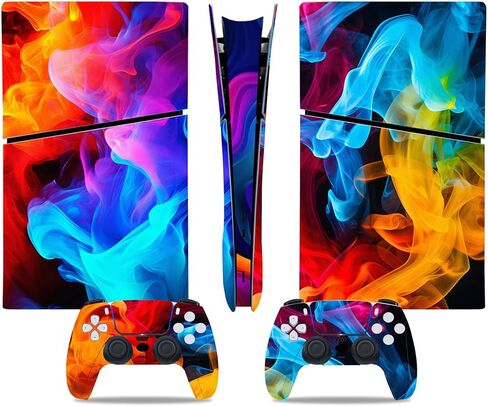 ملصق جلدي لـ PS5 Digital Digital ، WLAV CONCE VINYL SECAL COST FOR CONSOLE و Controller (PURPLE) in Kuwait