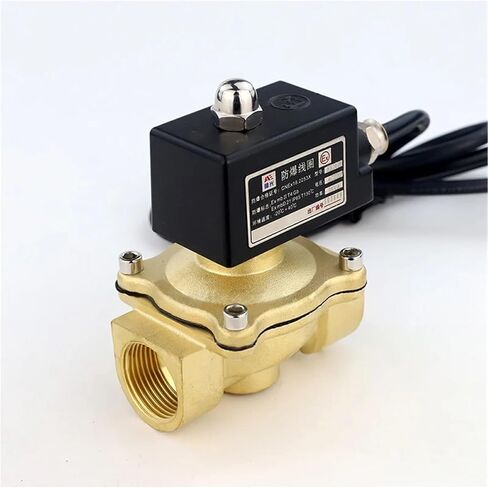 3/8 1/2 1 1-1/2 2 Inch Normally Closed Brass Solenoid Valve DN40 Valves 1Pcs(1-1/4",220VAC) in Saudi Arabia
