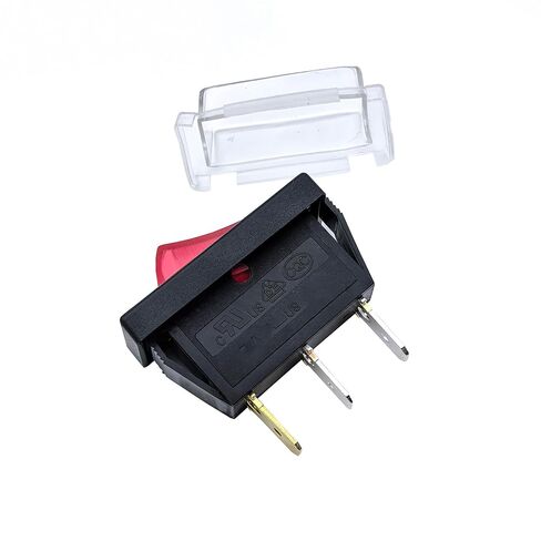 2 قطعة مفتاح الروك مع مصباح، SC791 SC791-6XAW متوافق، 3 دبوس 2 موضع، 15A 250VAC مفتاح الطاقة المضيء in Kuwait