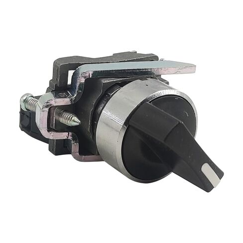 XB4-BD21 Selector Switch Metal Black New 22mm 2 Positions Stay Put 1NO XB4BD21 in Saudi Arabia