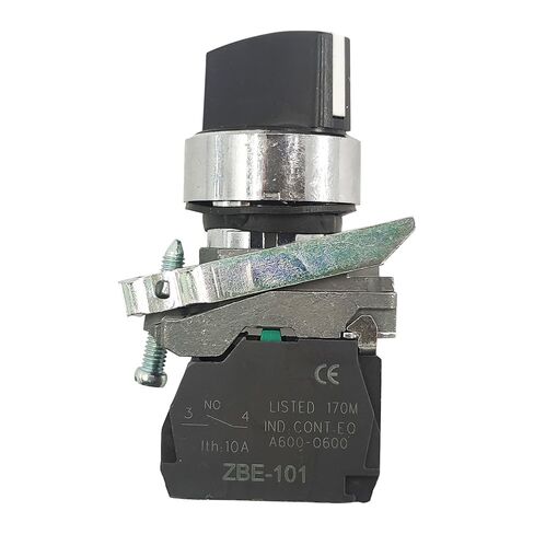 XB4-BD21 Selector Switch Metal Black New 22mm 2 Positions Stay Put 1NO XB4BD21 in Saudi Arabia